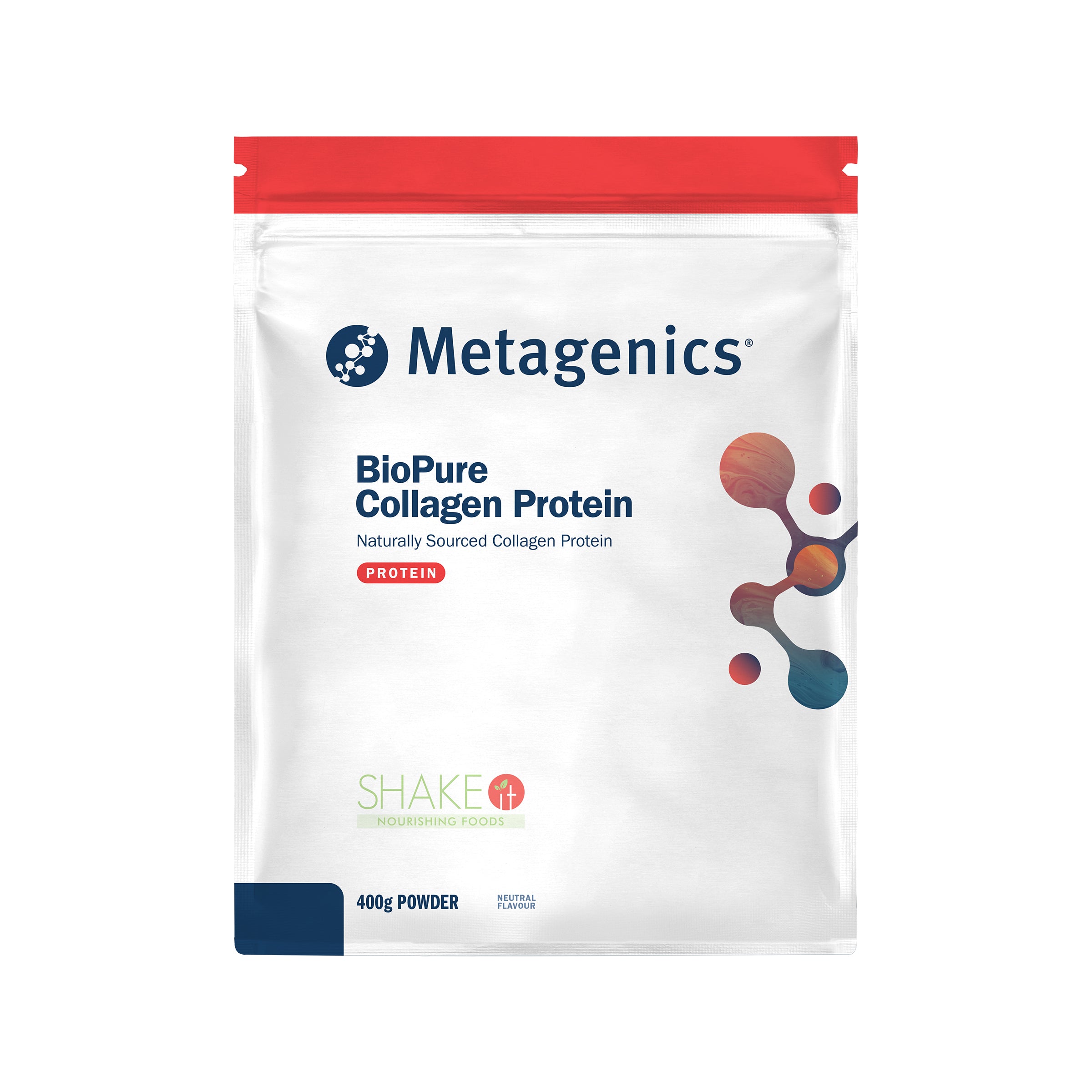 Metagenics BioPure Collagen Protein Neutral 400g Powder